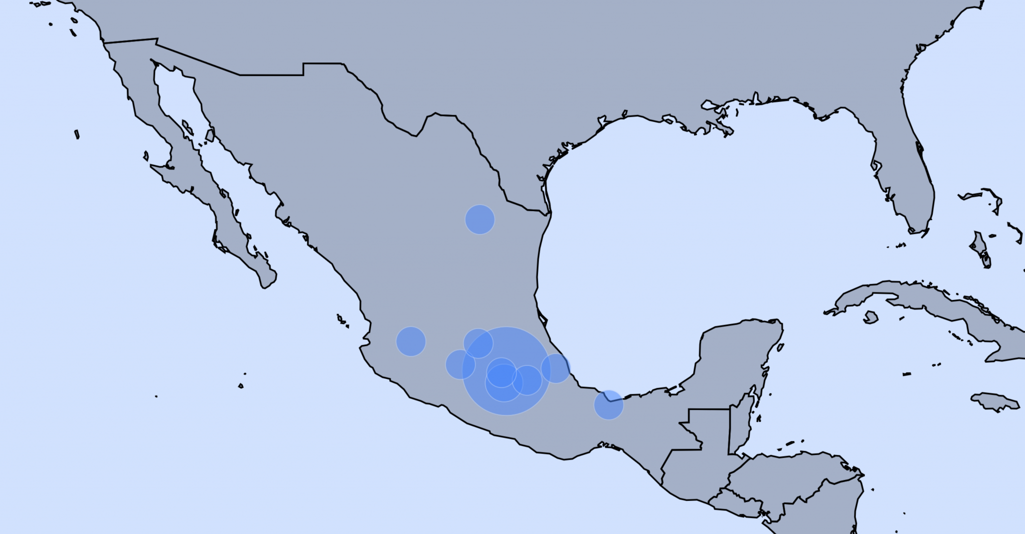 Mexico Map 2048x1068 